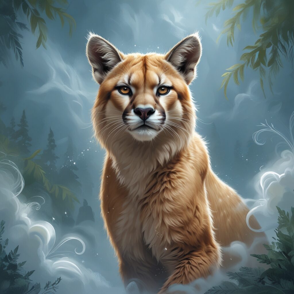 Leonardo_Phoenix_10_a_majestic_mountain_puma_spirit_animal_ren_1 significado espiritual del puma