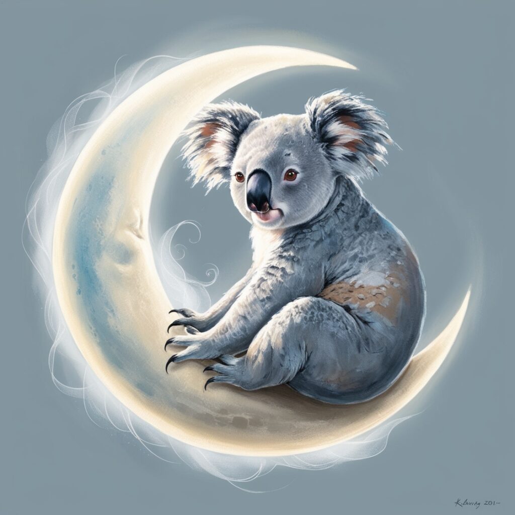 Leonardo_Phoenix_09_A_serene_mystical_koala_spirit_animal_perc_0 significado espiritual del koala