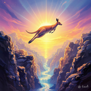 significado espiritual del canguro