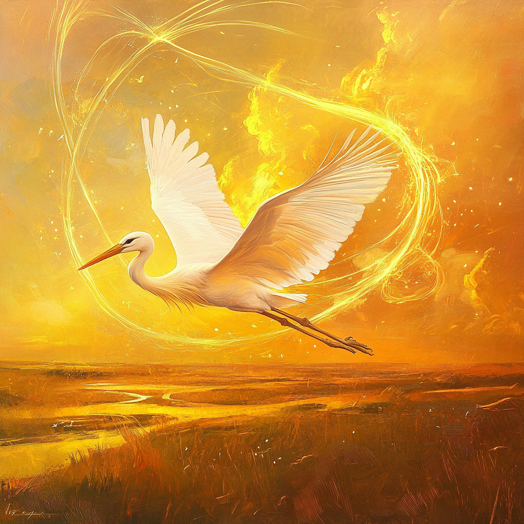 Sergiolopezbe_A_majestic_white_stork_flying_in_spiral_motion__7650746c-923f-4a37-8eda-2f5b339523c3_1 significado espiritual de la cigüeña
