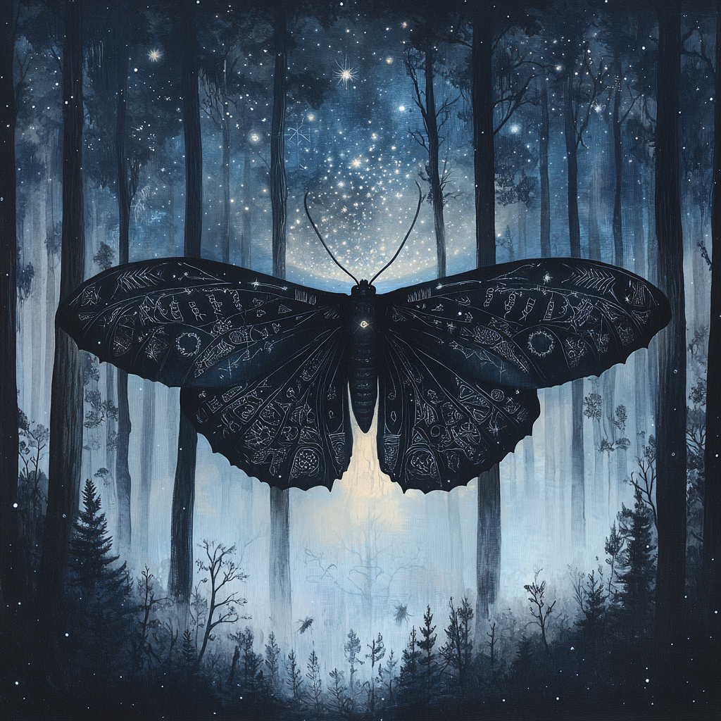 significado espiritual de la mariposa nocturna