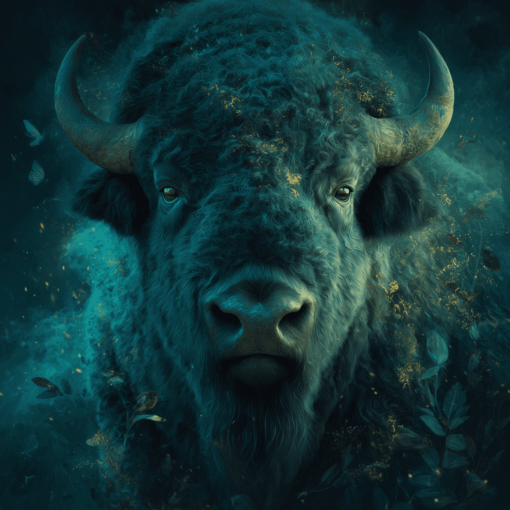 significado espiritual del bisonte