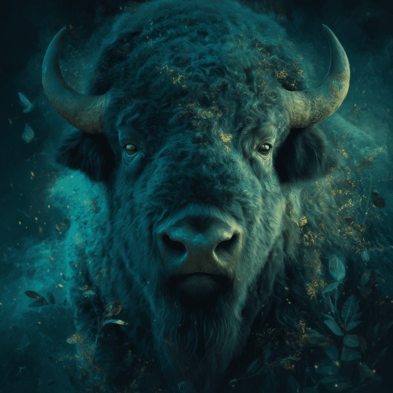 significado espiritual del bisonte